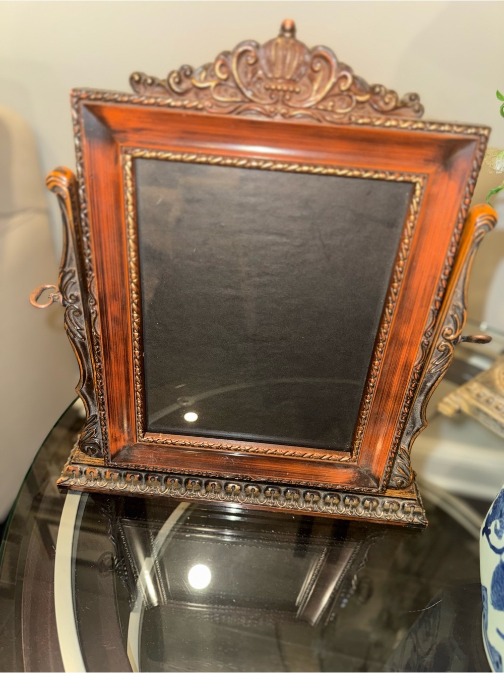 Classic Ornate Vintage Swivel Style Wood Ornate Picture Frame 8x10 - Picture 4 of 8